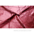 Polyester Plaid Dutch Velvet Fabric for Sofa